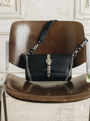 Individual "The river" Shoulder Bag Black