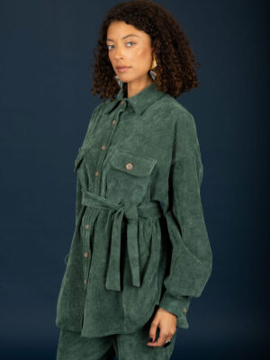 Chaton Morris Oversized Shirt Forest