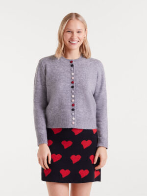 Compania Fantastica Grey Knitted Cardigan