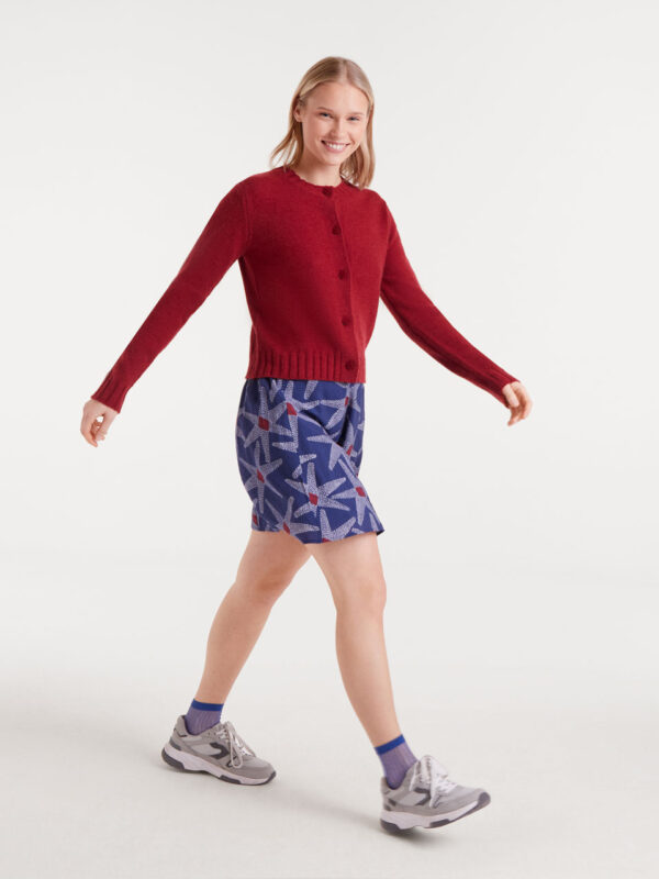 Compania Fantastica Red Knitted Cardigan