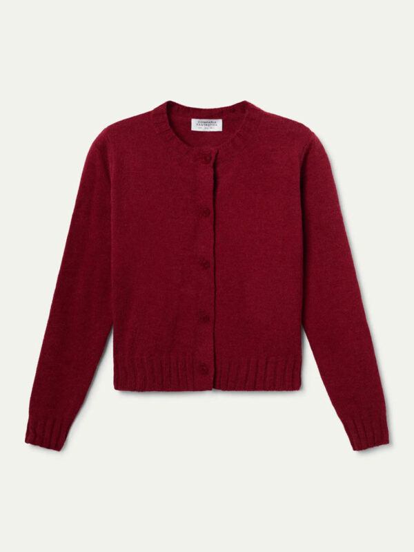 Compania Fantastica Red Knitted Cardigan