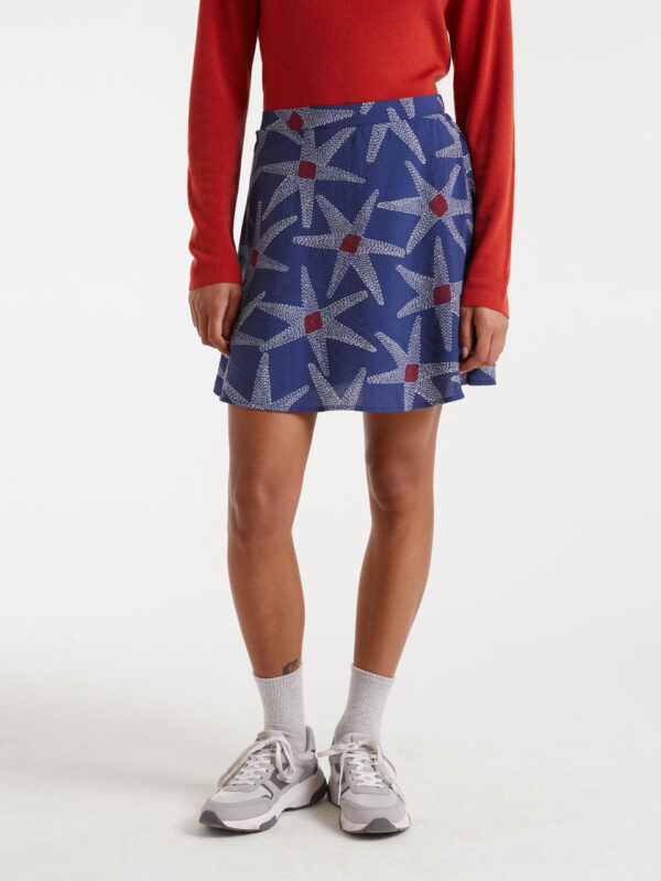 Compania Fantastica Short Skirt with Starship Print - Image 2