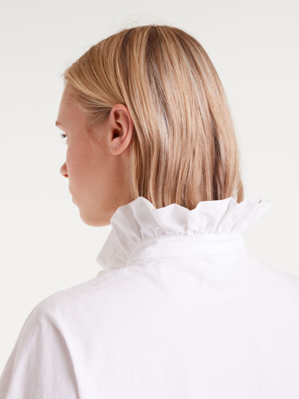 Compania Fantastica White Ruffled Shirt
