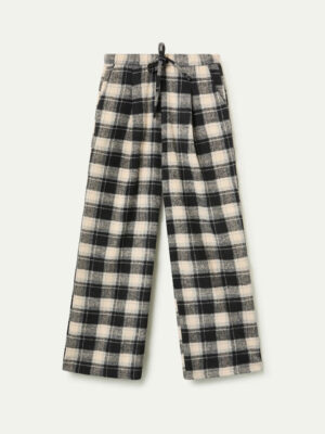 Compania Fantastica Black Check Print Trousers