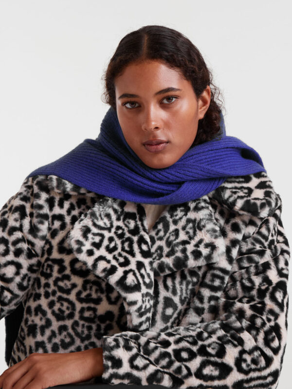 Compania Fantastica White Animal Print Coat