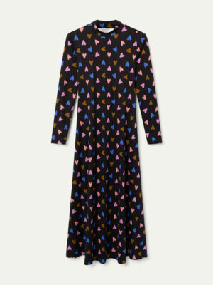 Compania Fantastica Long Dress with Potpourri Print