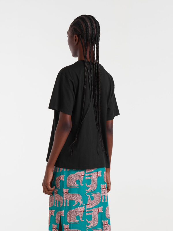Compania Fantastica T-shirt with Leopard Print