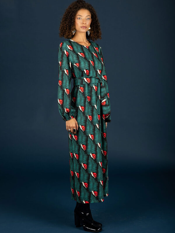 Chaton Kristen Slim Dress Red