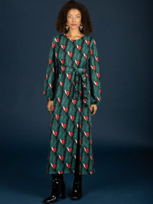 Chaton Kristen Slim Dress Red