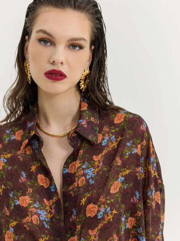 Hemithea Heather Shirt Pack Your Bags Bordeaux