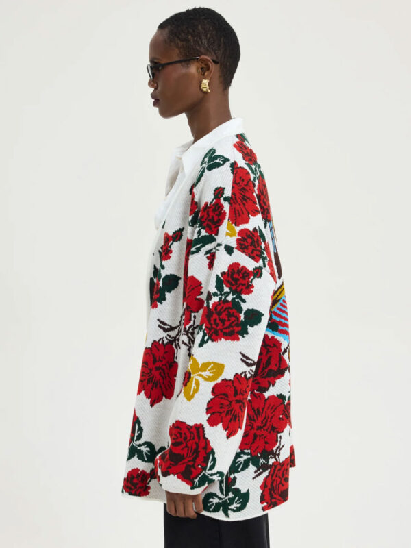 Hemithea Old Fashioned Cardigan Red