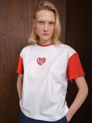 Arpyes Stone Heart Tee Red