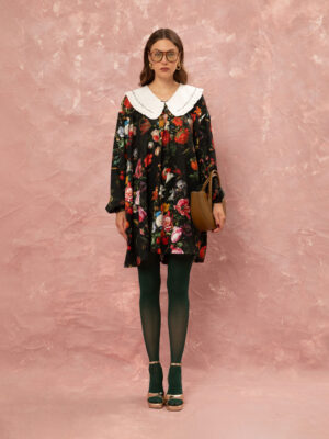 We are Big Collar Mini Dress Still Life
