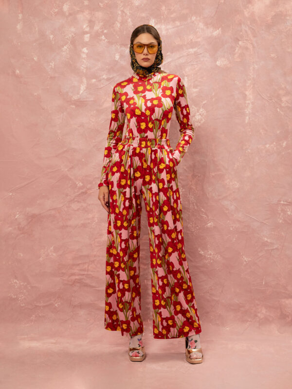 We are Fluffy Bodysuit Narcissus Pink