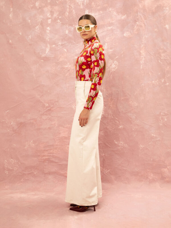 We are Fluffy Bodysuit Narcissus Pink