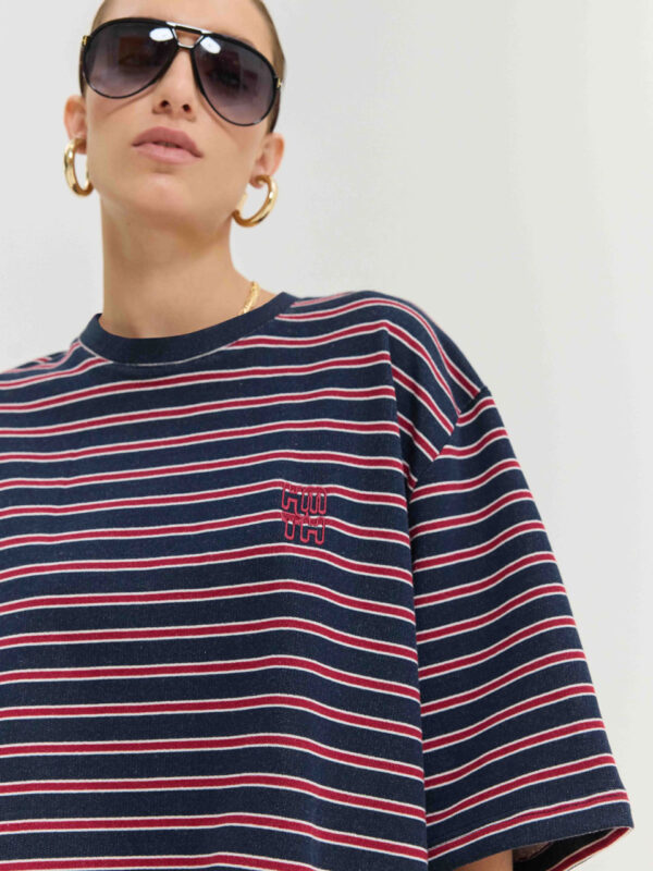 Hemithea Sahara Stripes T-shirt Blue