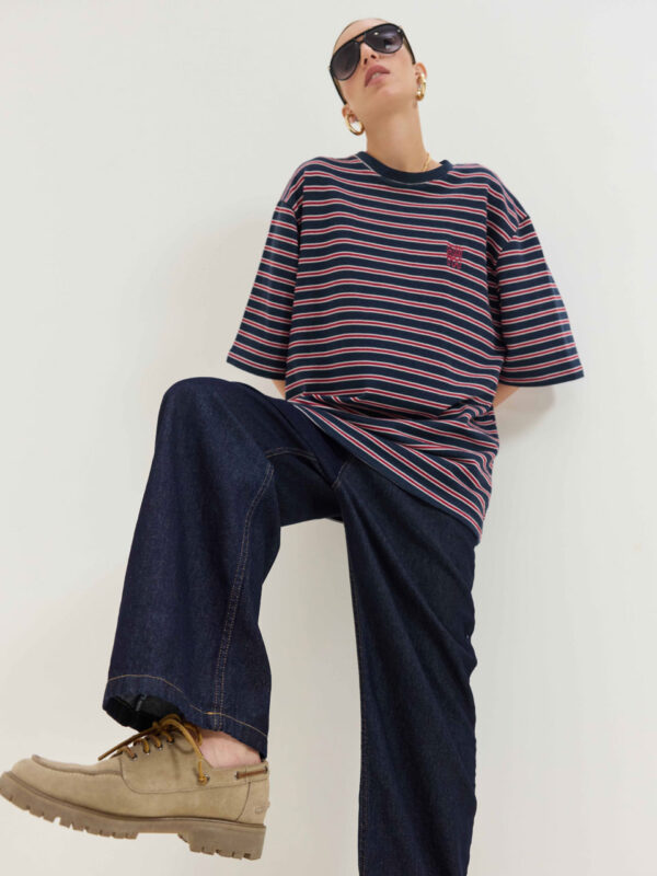 Hemithea Sahara Stripes T-shirt Blue
