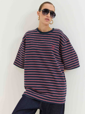 Hemithea Sahara Stripes T-shirt Blue