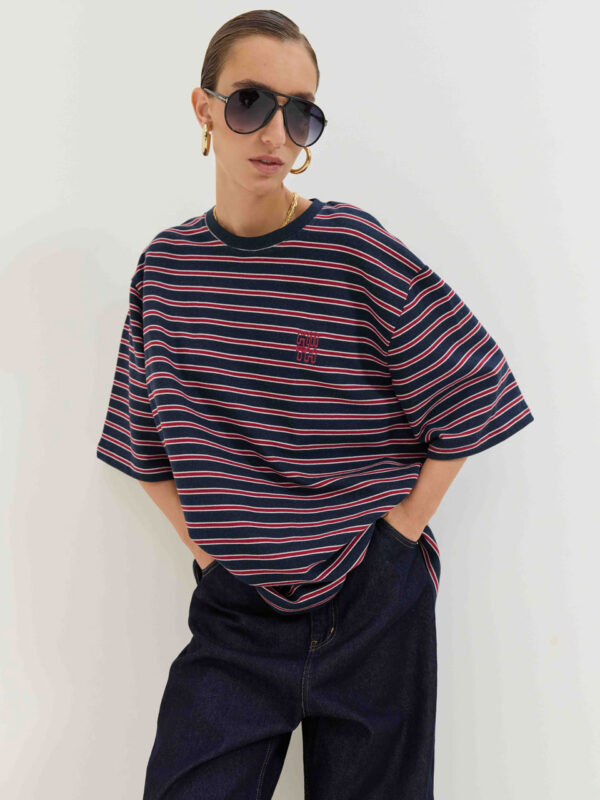 Hemithea Sahara Stripes T-shirt Blue