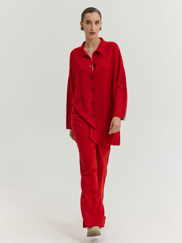 Hemithea Lagoon Cardigan Red