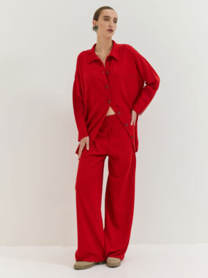 Hemithea Lagoon Cardigan Red