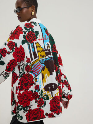 Hemithea Old Fashioned Cardigan Red