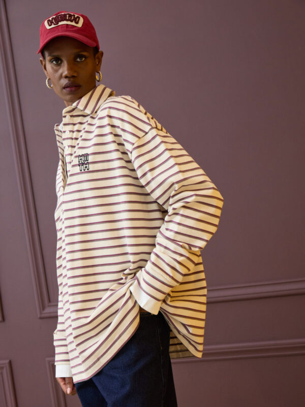Hemithea Sidecar Sweatshirt Grey Bordeaux